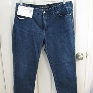 #4 LEVI'S 525 Straight Leg Jeans -- Dark Blue, Size 16 Short, Excellent Cond.